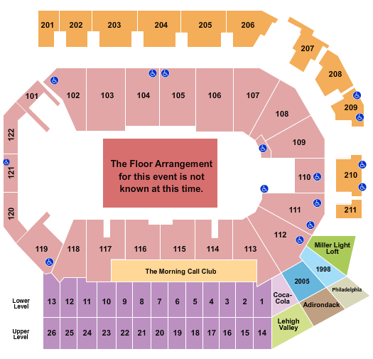 PPL Center Disney On Ice Seating Chart